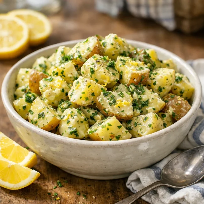 Zesty Lemon Herb Potato Salad