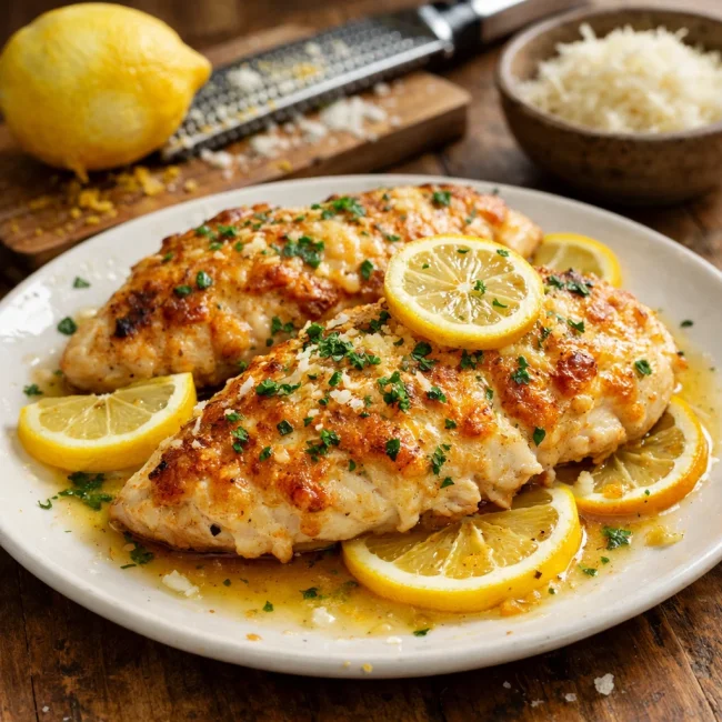Zesty Lemon Parmesan Chicken