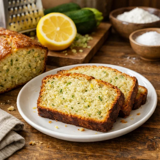 Zesty Lemon Zucchini Bread