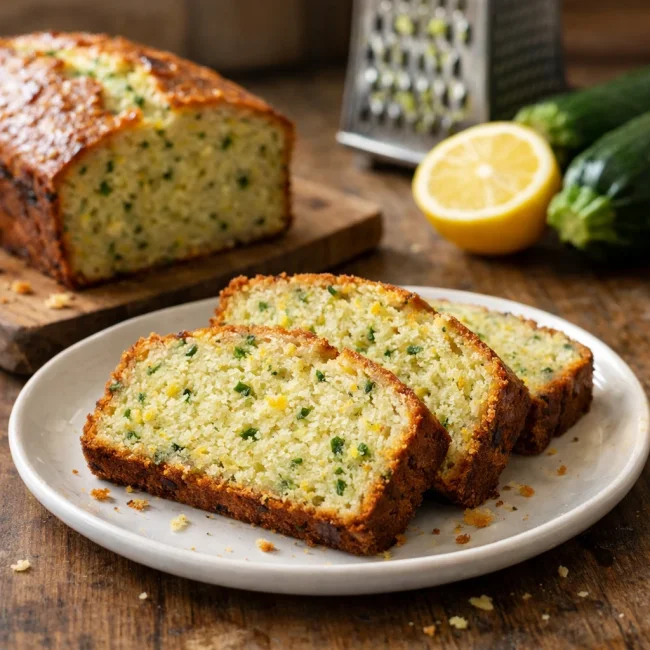 Zesty Lemon Zucchini Loaf