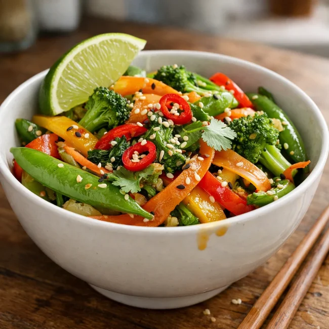 Zesty Lime and Sesame Stir Fry