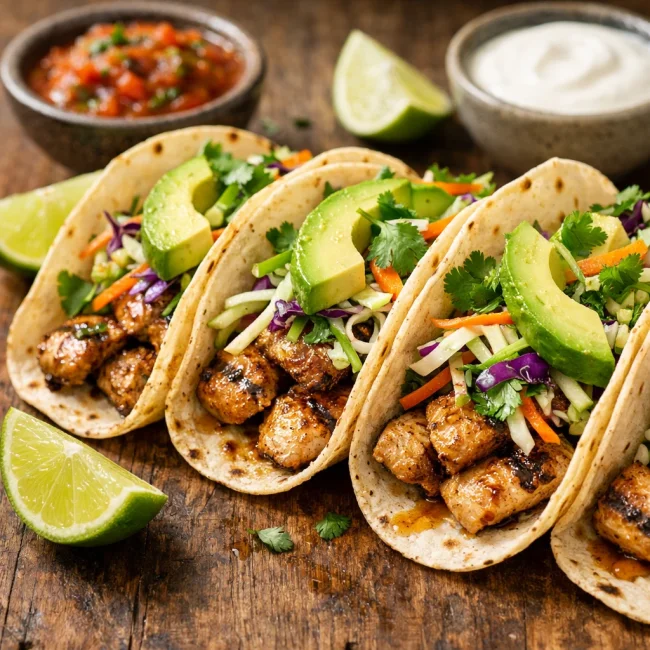 Zesty Lime Chicken Tacos