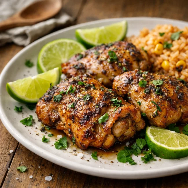Zesty Lime Cilantro Mexican Chicken