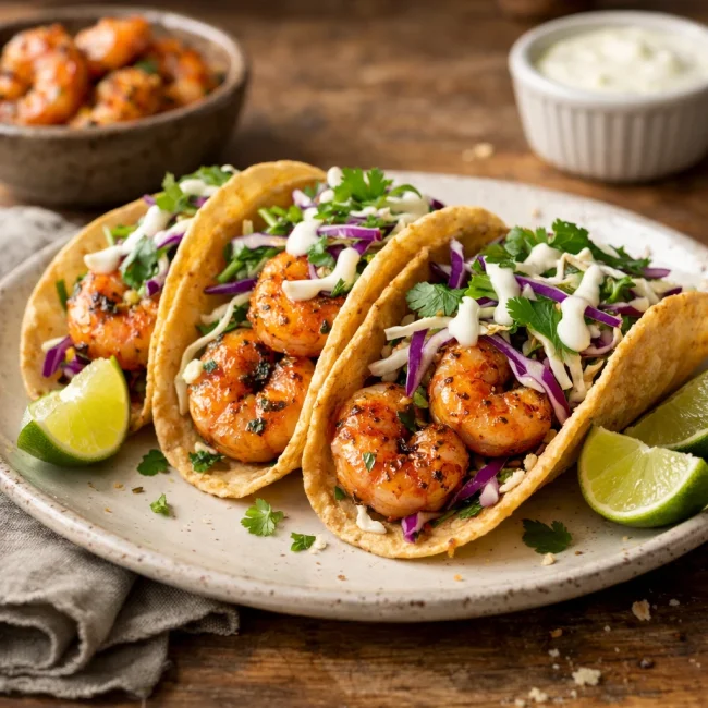 Zesty Lime Shrimp Tacos