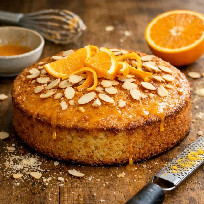 Zesty Orange Almond Cake