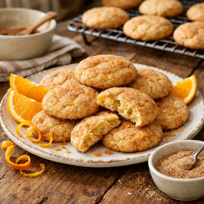 Zesty Orange Snickerdoodles