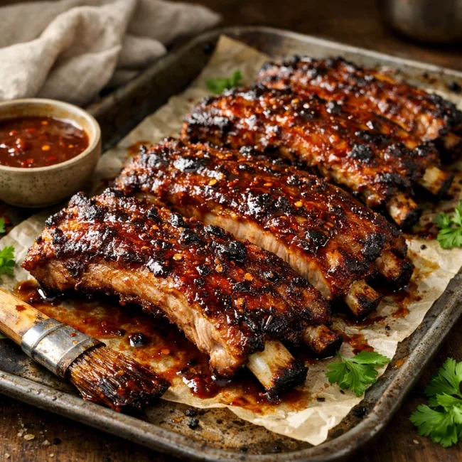 Zesty Oven Baked Ribs