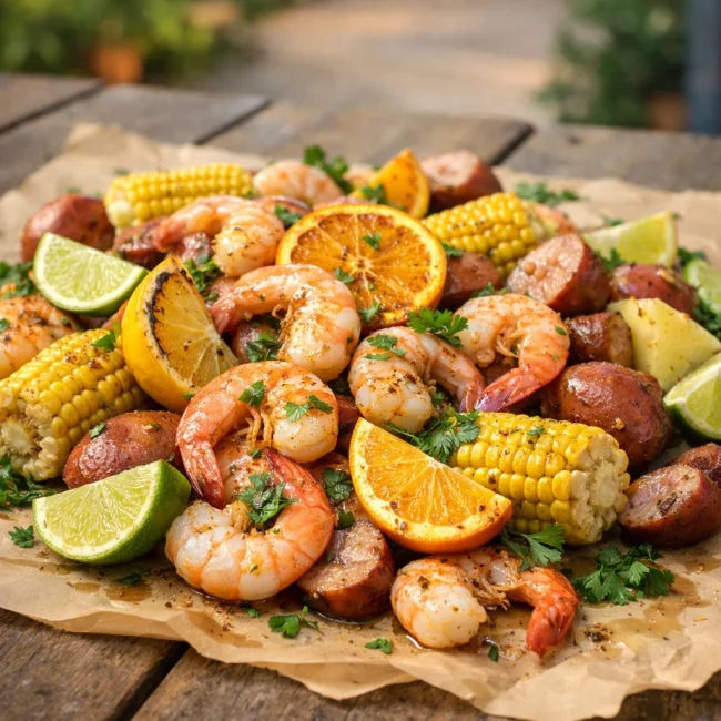 Zesty Shrimp Boil with Citrus Twist