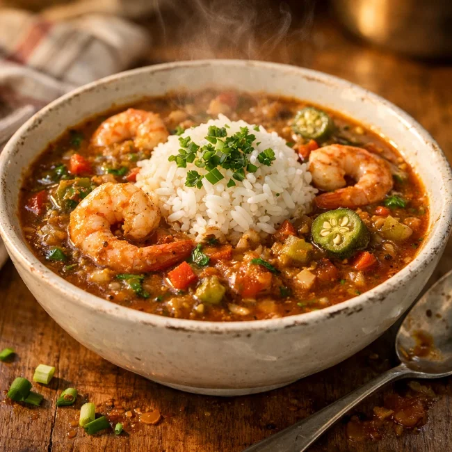 Zesty Shrimp Gumbo
