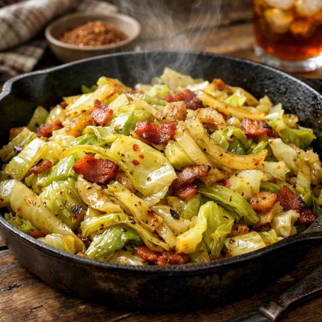 Zesty Southern Fried Cabbage