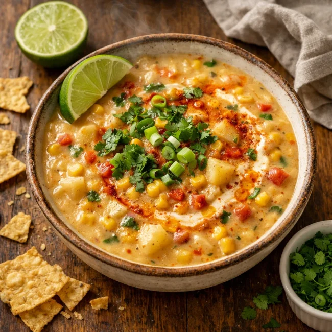 Zesty Southwestern Corn Chowder