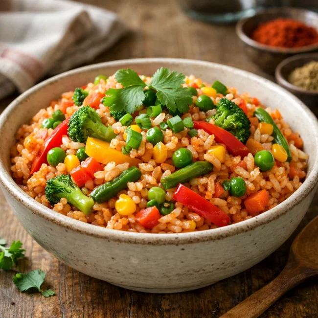 Zesty Spanish Rice Primavera