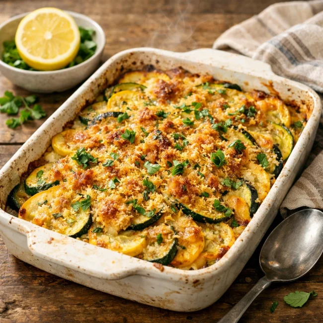 Zesty Summer Squash Casserole