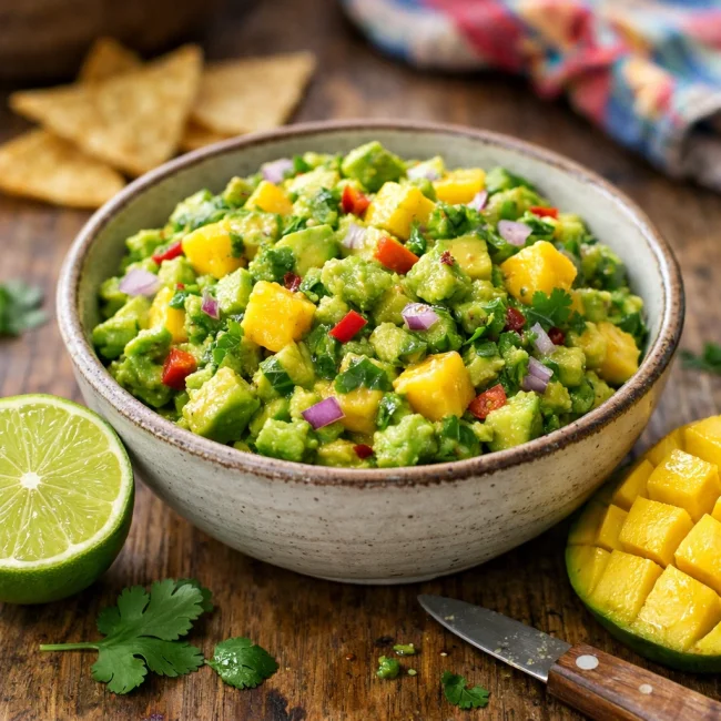 Zesty Tropical Guacamole