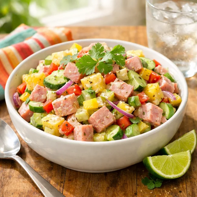 Zesty Tropical Ham Salad