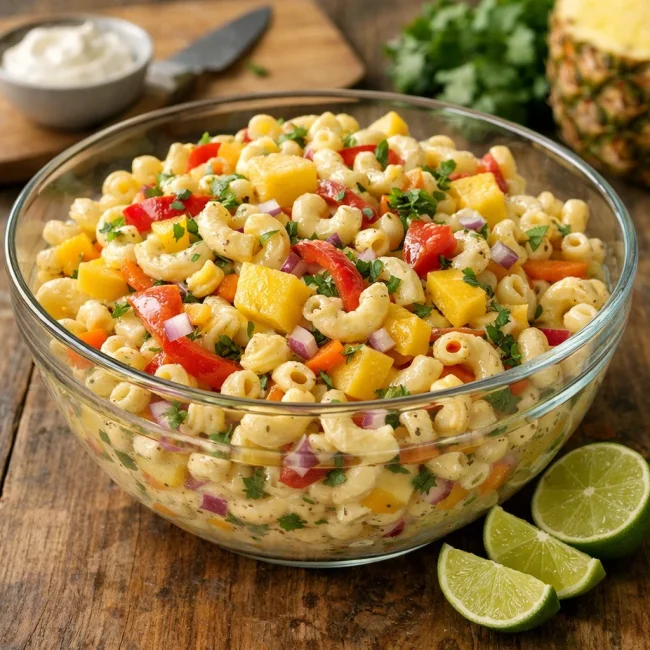 Zesty Tropical Macaroni Salad