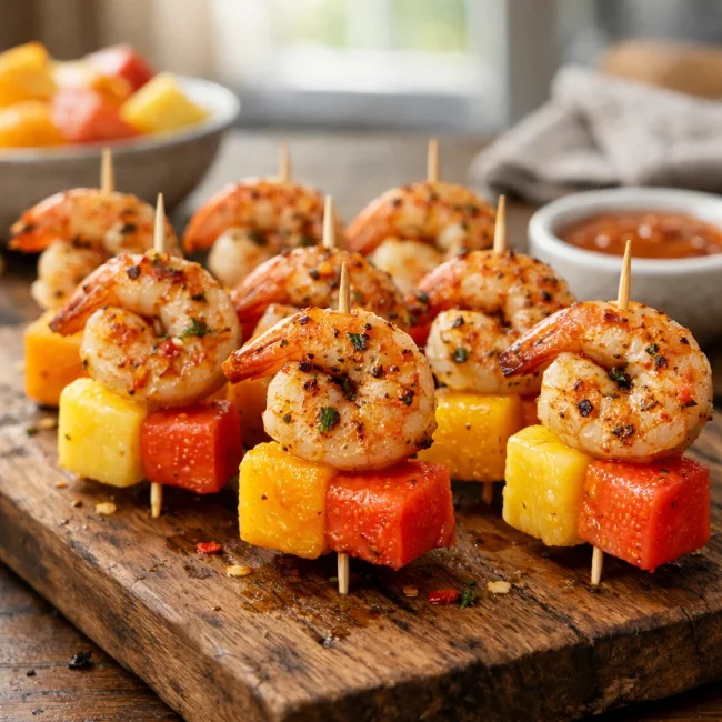 Zesty Tropical Toothpick Bites