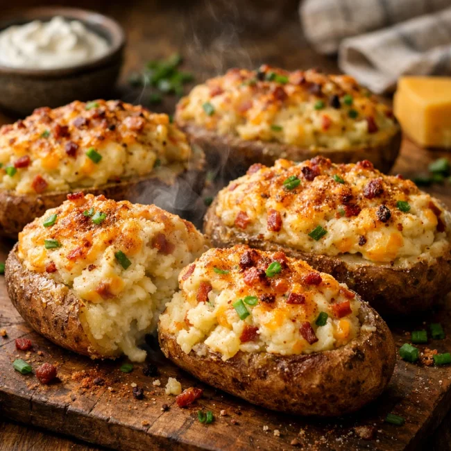 Zesty Twice Baked Potatoes