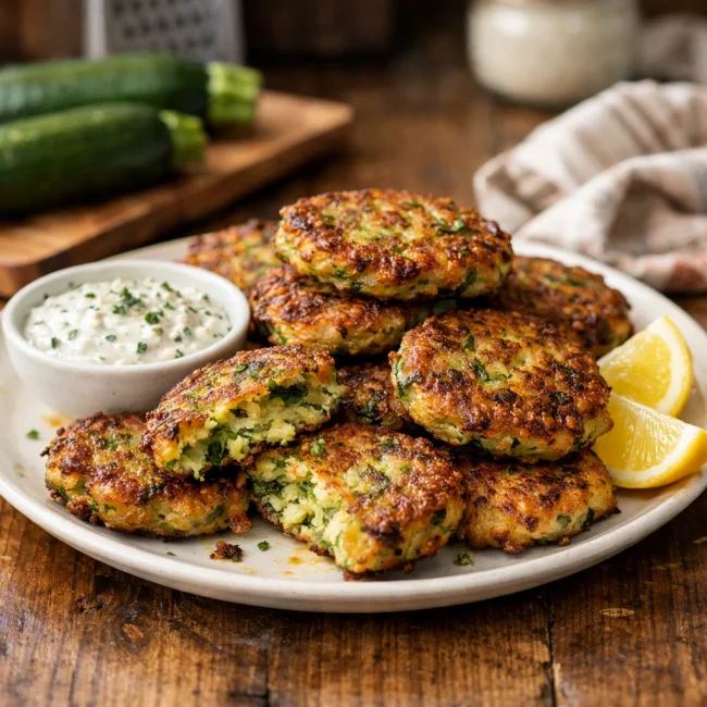 Zesty Zucchini Fritters