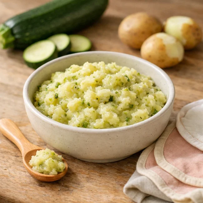 Zucchini and Potato Smash