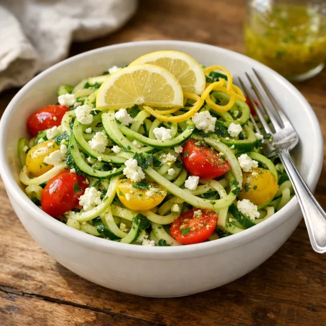 Zucchini Noodle Salad