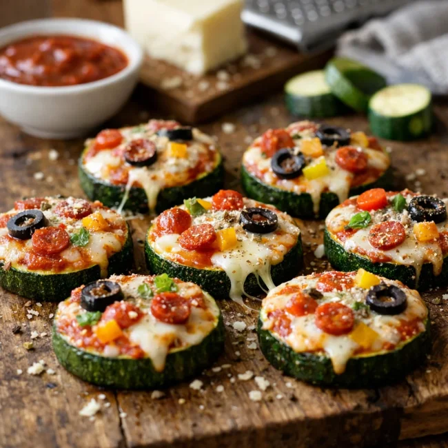 Zucchini Pizza Bites