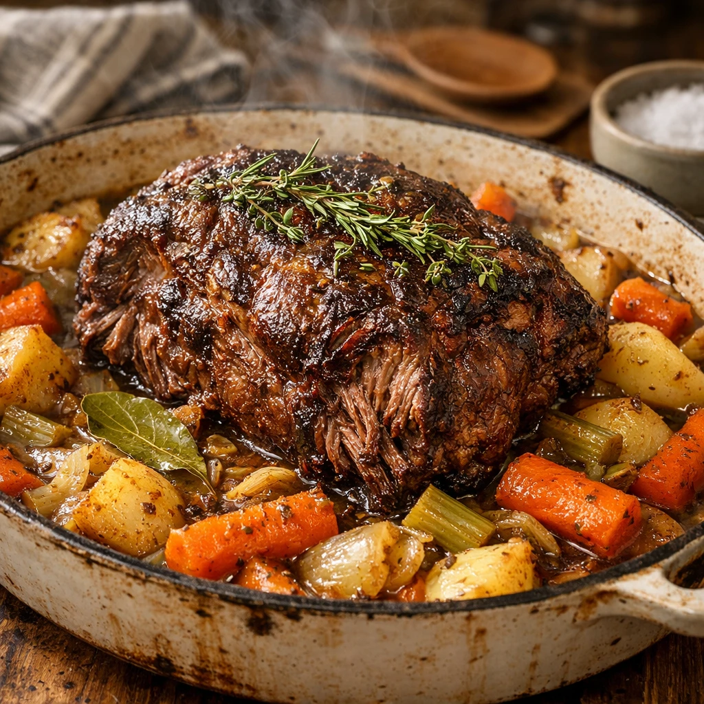 Traditional Slow Cooked Beef Roast